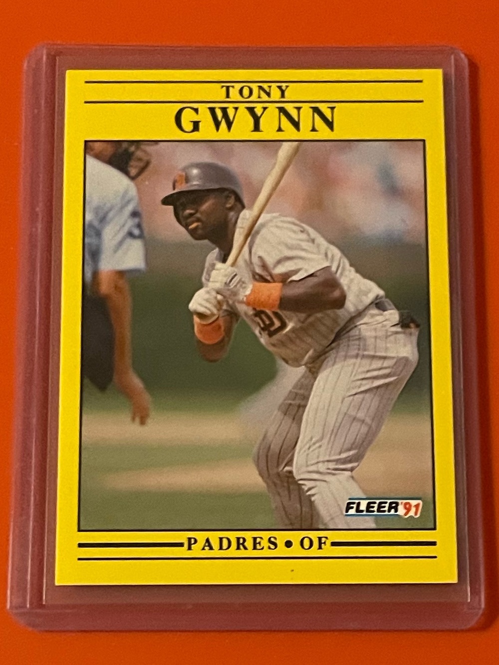 Tony Gwynn #529 1991 Fleer Baseball Trading Card